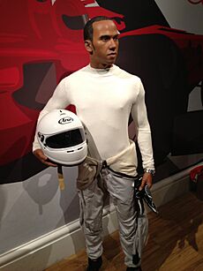 Lewis Hamilton figure at Madame Tussauds London (12329564263)