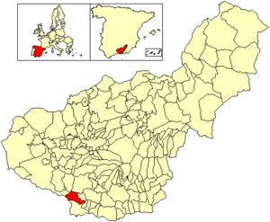 Location of Otívar