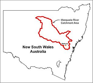 Macquarie River Catchment Map