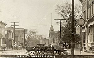 Main.St Sun Prairie ca.1900