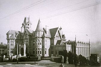 Mark Hopkins mansion c1880