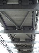 Millennium Bridge decking underside