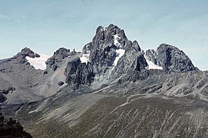 Mount Kenya and the Gregory Glacier