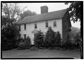 NORTHWEST VIEW OF EXTERIOR - Joshua Brooks House, North Great Road (State Route 2A), Lincoln, Middlesex County, MA HABS MASS,9-LIN,4-1.tif