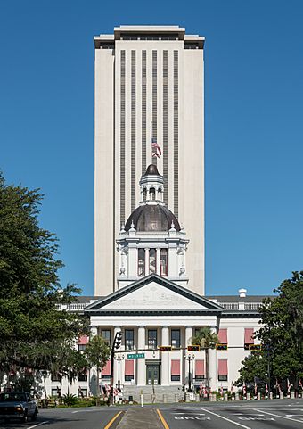 Old and New Florida State Capitol, Tallahassee, East view 20160711 1.jpg