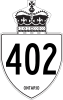 Highway 402 shield