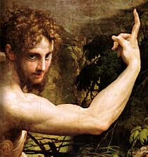 Parmigianino, visione di san girolamo 03