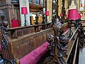 Pews around the altar in St James Church, Louth