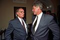 Photograph of President William J. Clinton Greeting Minnesota Governor Arne Carlson - NARA - 2842704