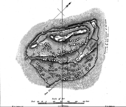 Plan of Braich-y-Dinas.png