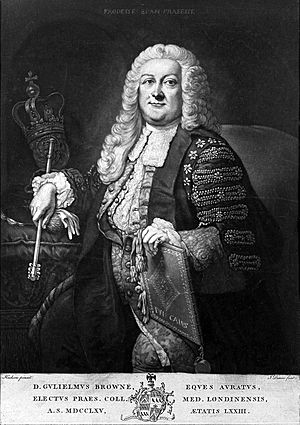 Portrait of Sir William Browne Wellcome L0007077