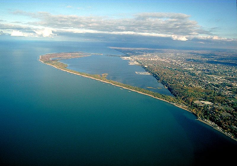 Presque Isle Pennsylvania aerial view