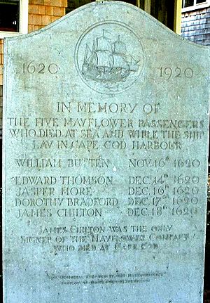 Provincetown memorial to Lost Pilgrims