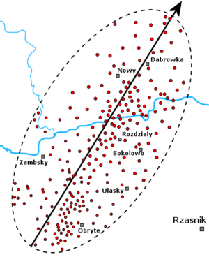 Pultusk meteorite strewnfield