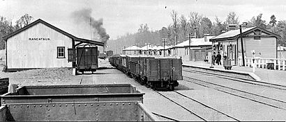 Railway station Rangataua 1910s.jpg