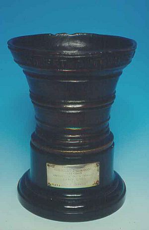Replica of Gilbert Primrose mortar