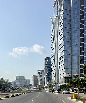 Road in Kinondoni MC, Dar es Salaam