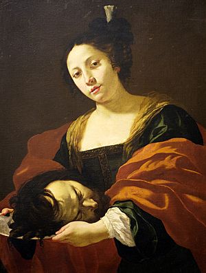 Salome with the Baptist's head - Charles Mellin