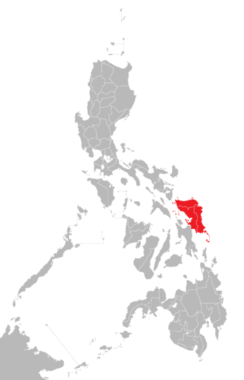 Samar Island Location Map Red.png