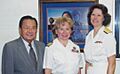 Senator Inouye, CAPT Lescavage and RDML Martin
