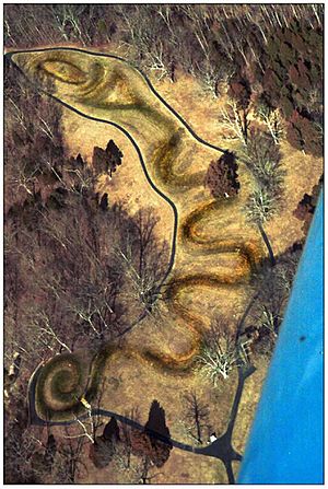 Serpent Mound (aerial view)