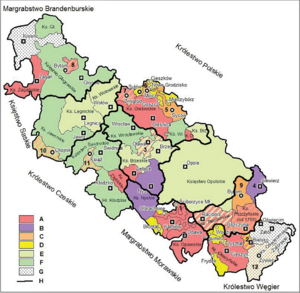 Silesian territorial division