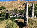 Springvale Suspension Bridge, New Zealand, view from east to west