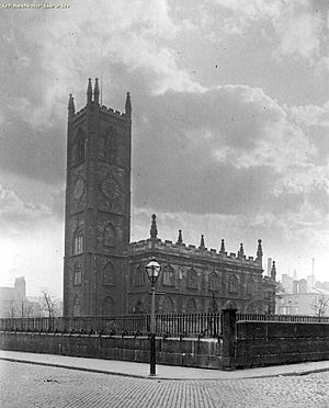 St John's Church, Manchester, circa 1900