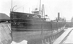 Steamer Pioneer in Detroit Dry Dock No 2