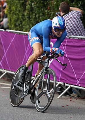 Taylor Phinney, London 2012 Time Trial - Aug 2012