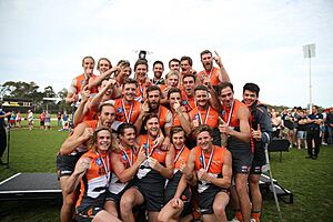 The Greater Western Sydney Giants Reserves 2016 NEAFL Premiership Team