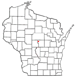 Location of Eau Pleine, Portage County, Wisconsin