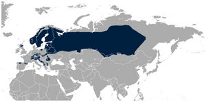 Western Capercaillie Tetrao urogallus distribution map.png