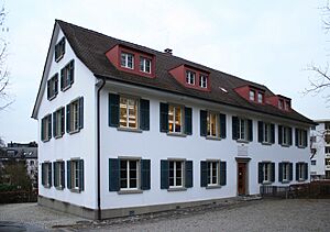 Zürich - Schwamendingen - Schulhaus Heinrich Bosshardt IMG 4919 ShiftN