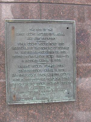 20080307 Erie County Court House landmark plaque