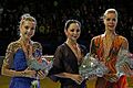 2015 European Championships Ladies Podium