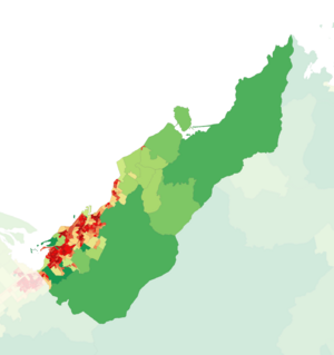 2023 NZ Census Population Density - Nelson City