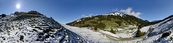 360° Grad Parzelle Höfle im Lecknertal