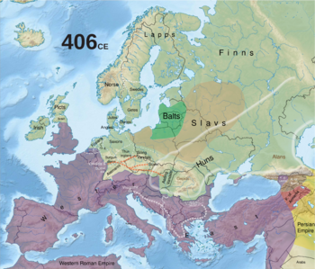 406 CE, Europe