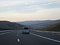 A10 motorway between Turda and Aiud, Romania