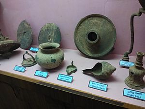 Ancient pottery used by ancient indian