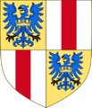 Arms of David Carnegie, 10th Earl of Northesk