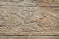 Assyrians pursue Arabs on camelback. Ashurbanipal, North Palace of Nineveh. 660-650 BCE