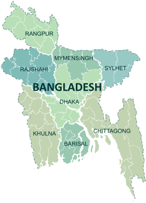 Bangladesh divisions english
