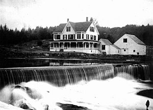 Bartlett Mill Dam Bearcamp River S. Tamworth NH