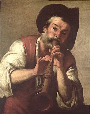 Bernardo Strozzi - The flute player