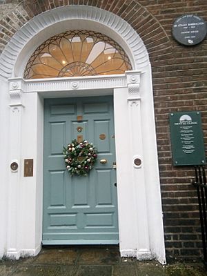 Birthplace doorway in Dublin