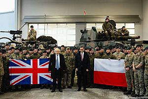 Boris Johnson visited Warsaw, showed solidarity with NATO against Russia's action (5)
