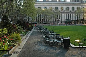 Bryant Park with NYPL