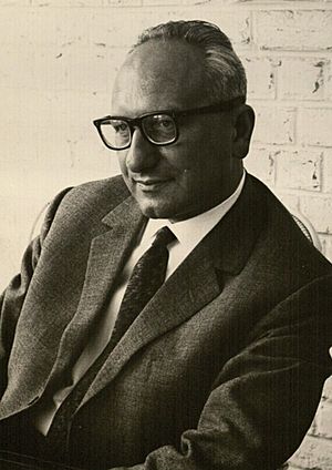 Portrait of Polish-born philosopher Chaïm Perelman